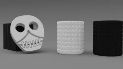 Tzompantli vase