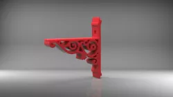 Wall Bracket : Shelf Support