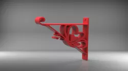Wall Bracket :Ver2 Wonderful Butterfly : Shelf Support