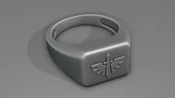 War_hammer 40 K Space Marines Angeli Oscuri Ring
