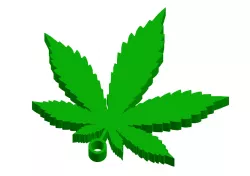 Weed keychain