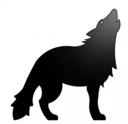 Wolf wall decor 2