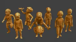 ww2 Casual Little Boy CLB1 Pack 1