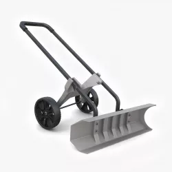 3D Rolling Snow Shovel 3D model