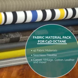 42 Fabric Materials for C4D Octane Texture