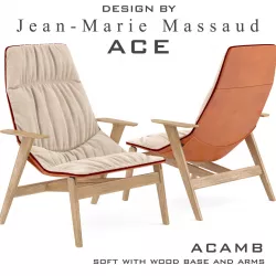 Ace armchair Low-poly  3D model