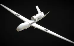 Aircraft 3D model Northrop Grumman RQ 4 Global Hawk Low-poly  3D model