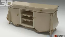 Alina TV Stand 3D model