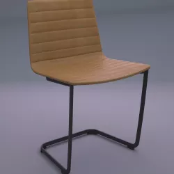 Andreu world flex Cafe Chair Low-poly  3D model