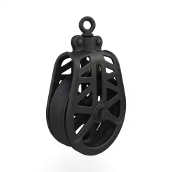 Antique Barn Pulley 3D model