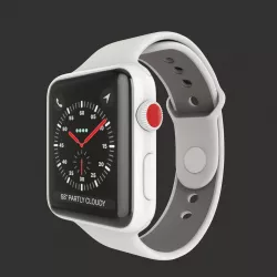 Apple Watch Edition Series 3 42mm with Sport Band Ceramic White 3D model