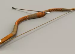 Archery Bow - PBR  Game-Ready Low-poly  3D model