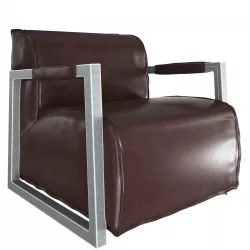 Armchair MHLIVING Mica gun metal  3D model