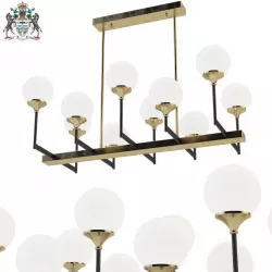 Ball Valley Chandelier 10 3D model