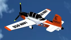 Beechcraft t 34c mentor Low-poly  3D model