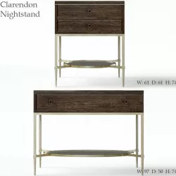 Bernhardt Clarendon Nightstand 3D model
