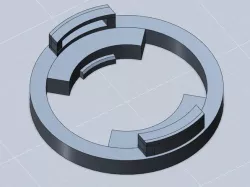 Beyblade attack ring template