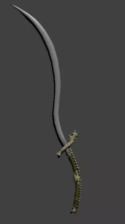 Bone Sword 3D model