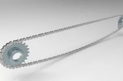 Chain and sprocket assembly