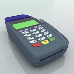 Credit Card Swipe Machine 3D model