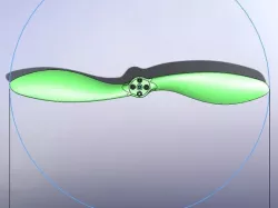 Custom Slow-Flyer Propeller 8x4.5 FAT version