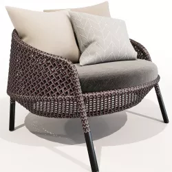 DEDON AHNDA Lounge Chair 3D model