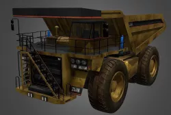 Dumper tip truck 3D model