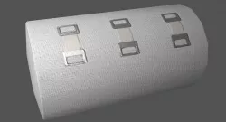 Elastic Bandage Clips Big Low-poly  3D model