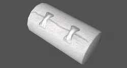 Elastic Bandage Clips Middle Low-poly  3D model
