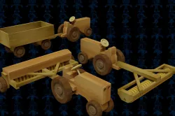 Farm Set Wooden Toy