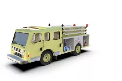 Fire Rescue Truck 3D model