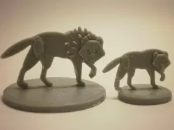 FlatMinis: Dire Wolf