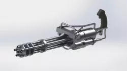 Gatling gun l Solidworks