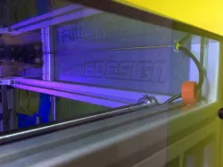 GERMAN REPRAP X400 - BLOCK PLATE (RIGHT)