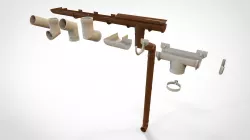 Gutter  drainpipe 3D model