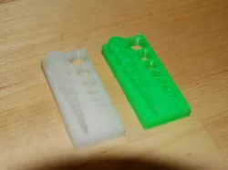 Hole Size Test Print- positive and negative