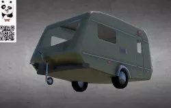 House on wheels 3D model