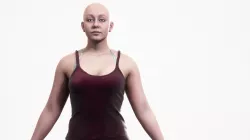 Human Woman Scan - 172F Low-poly  3D model