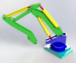 HYDRAULIC ROBOT ARM