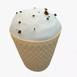 ice cream sundae 3D model