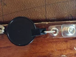 ID Badge Lanyard Keeper