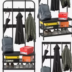 Ikea Pinnig Coat Rack 3D model