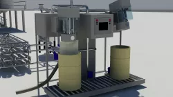 INDUSTRIAL FRUIT PROCESSING FILLER PLANT EQUIPMENT Low-poly  3D model