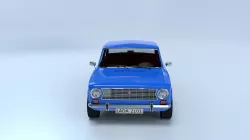 Lada 2101 low poly  Low-poly  3D model