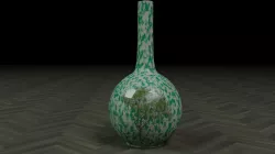 Long neck Tree vase Low-poly  3D model