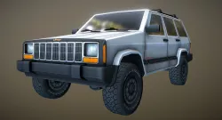 Low poly Jeep Cherokee Low-poly  3D model