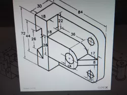 Machine Drawing Simple Components