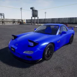 Mazda RX-7 Low-poly  3D model