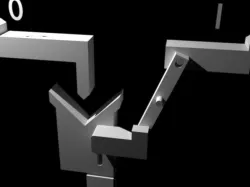 Mechanical NOT Gate