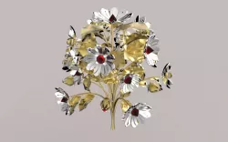 metal flower